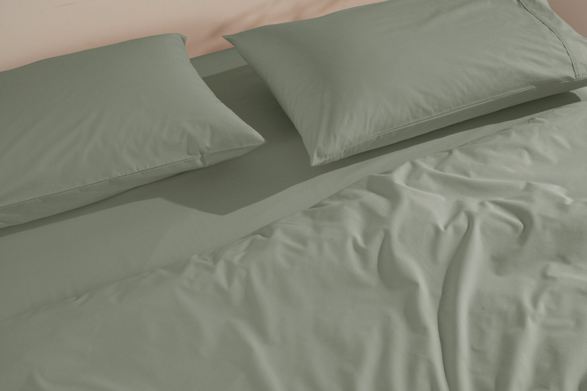 Organic Percale Cotton Sheet Set - SELENE -