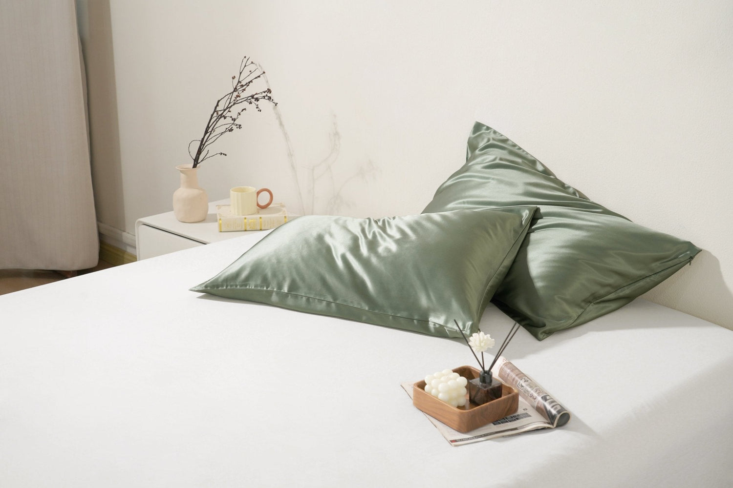Luxury Mulberry Silk Pillowcase - SELENE -