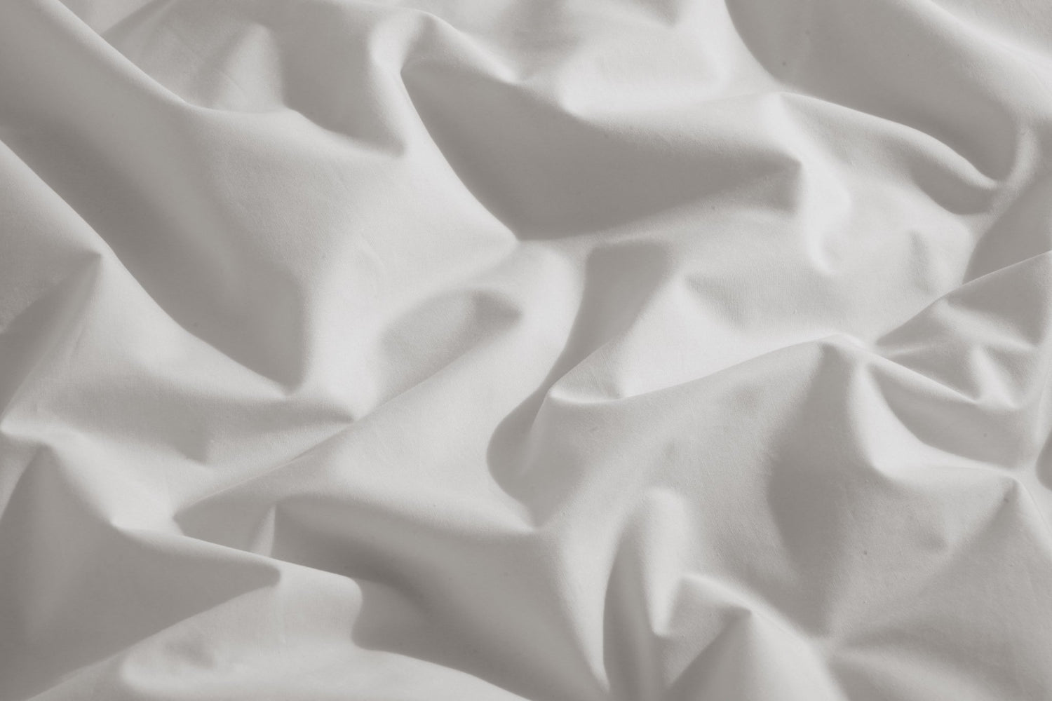 Organic Percale Cotton Sheet & Duvet Cover Set - SELENE -
