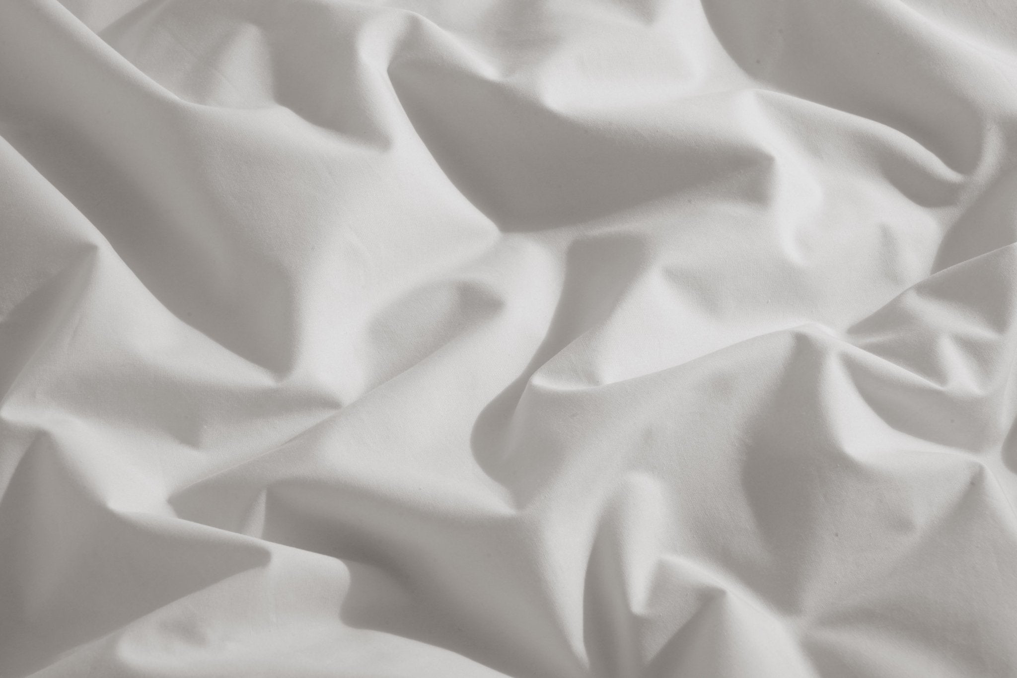 Organic Percale Cotton Sheet & Duvet Cover Set - SELENE -