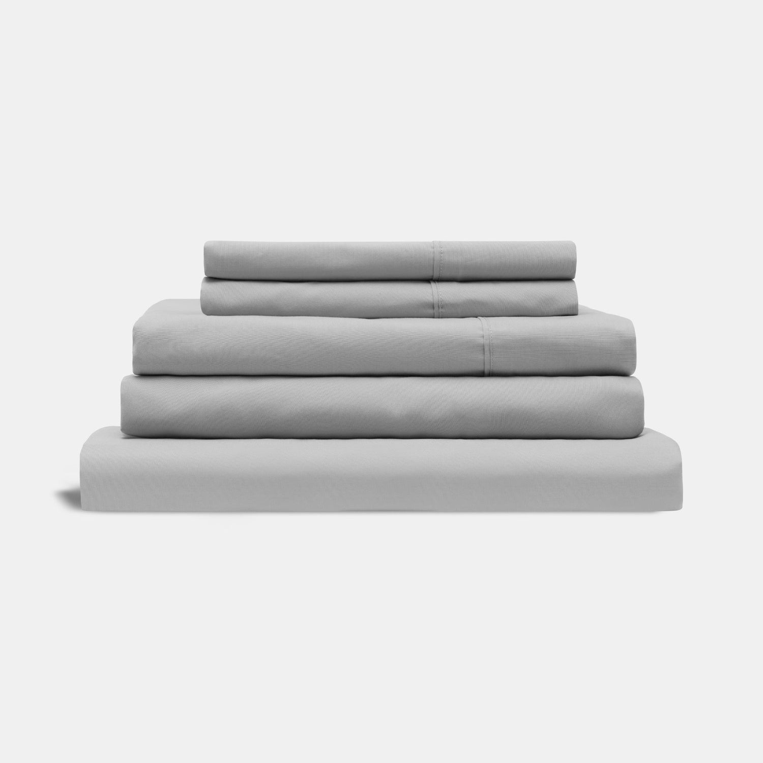 Organic Percale Cotton Sheet & Duvet Cover Set - SELENE