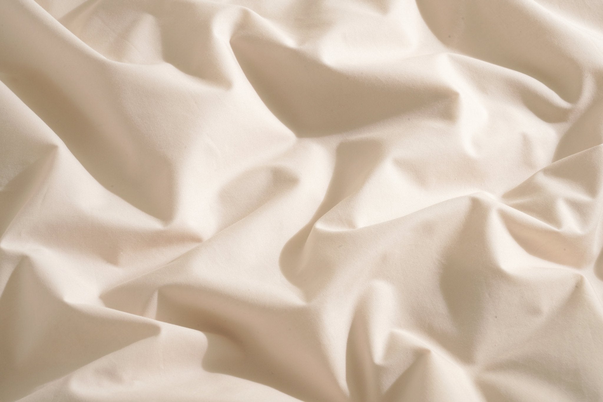 Organic Percale Cotton Sheet & Duvet Cover Set - SELENE -
