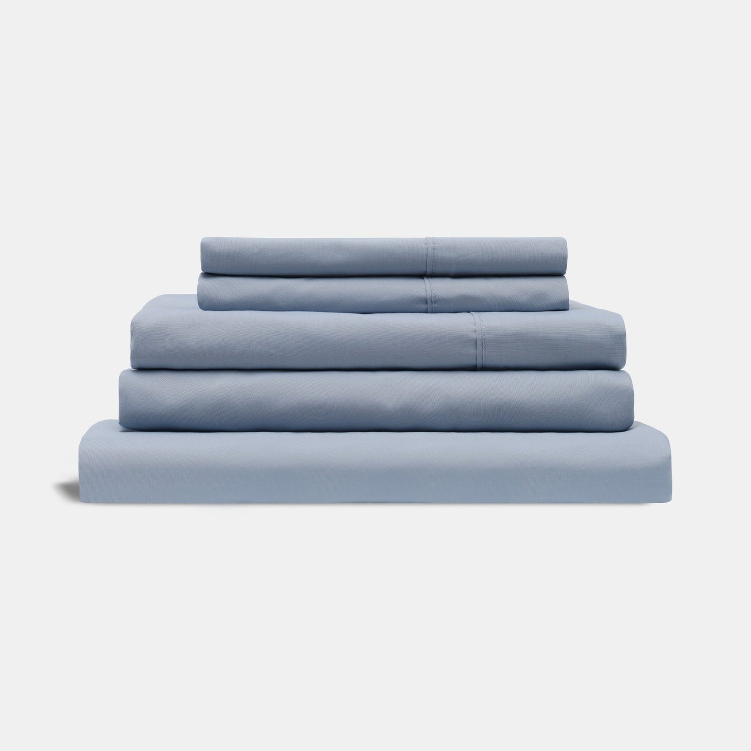 Organic Percale Cotton Sheet & Duvet Cover Set - SELENE