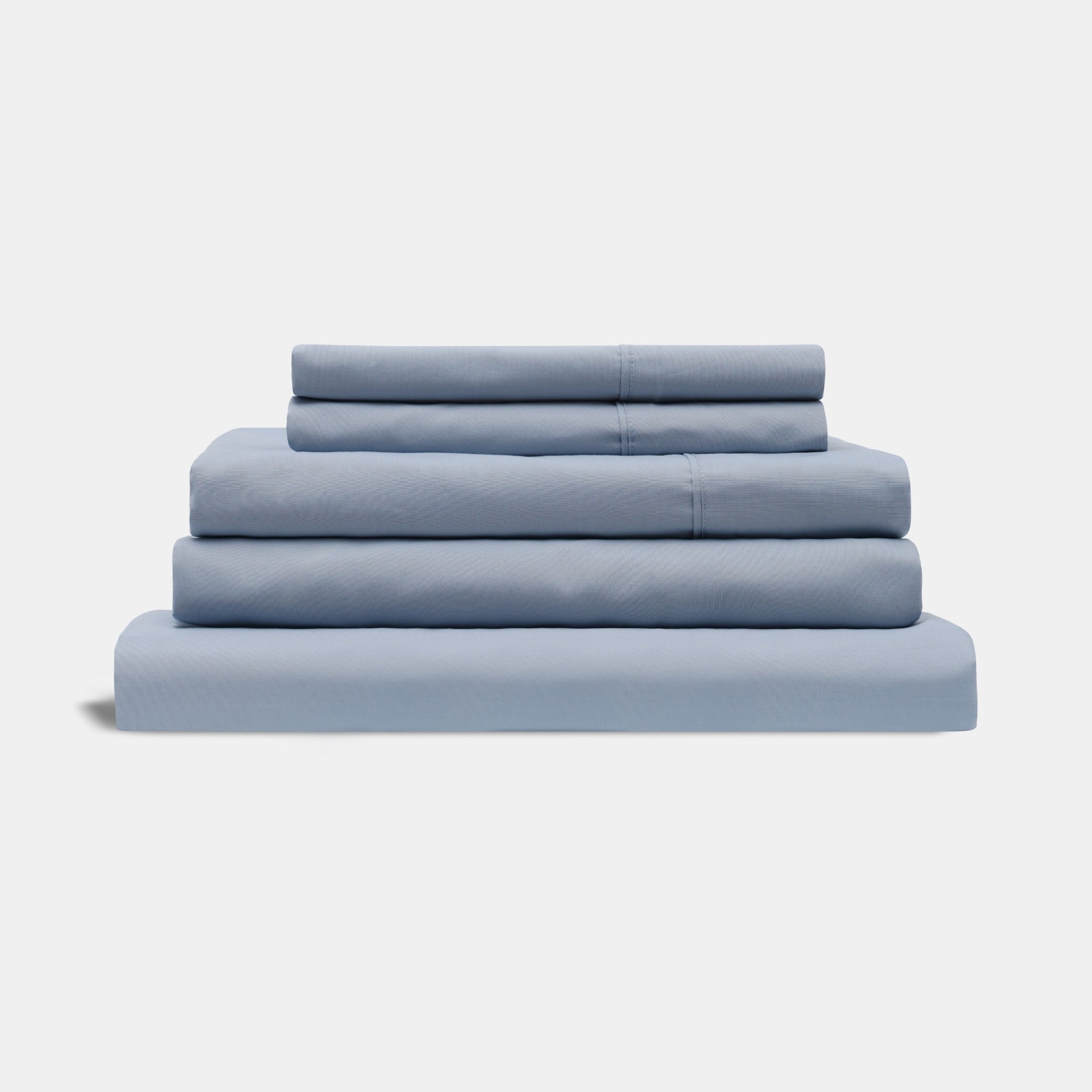 Organic Percale Cotton Sheet & Duvet Cover Set - SELENE