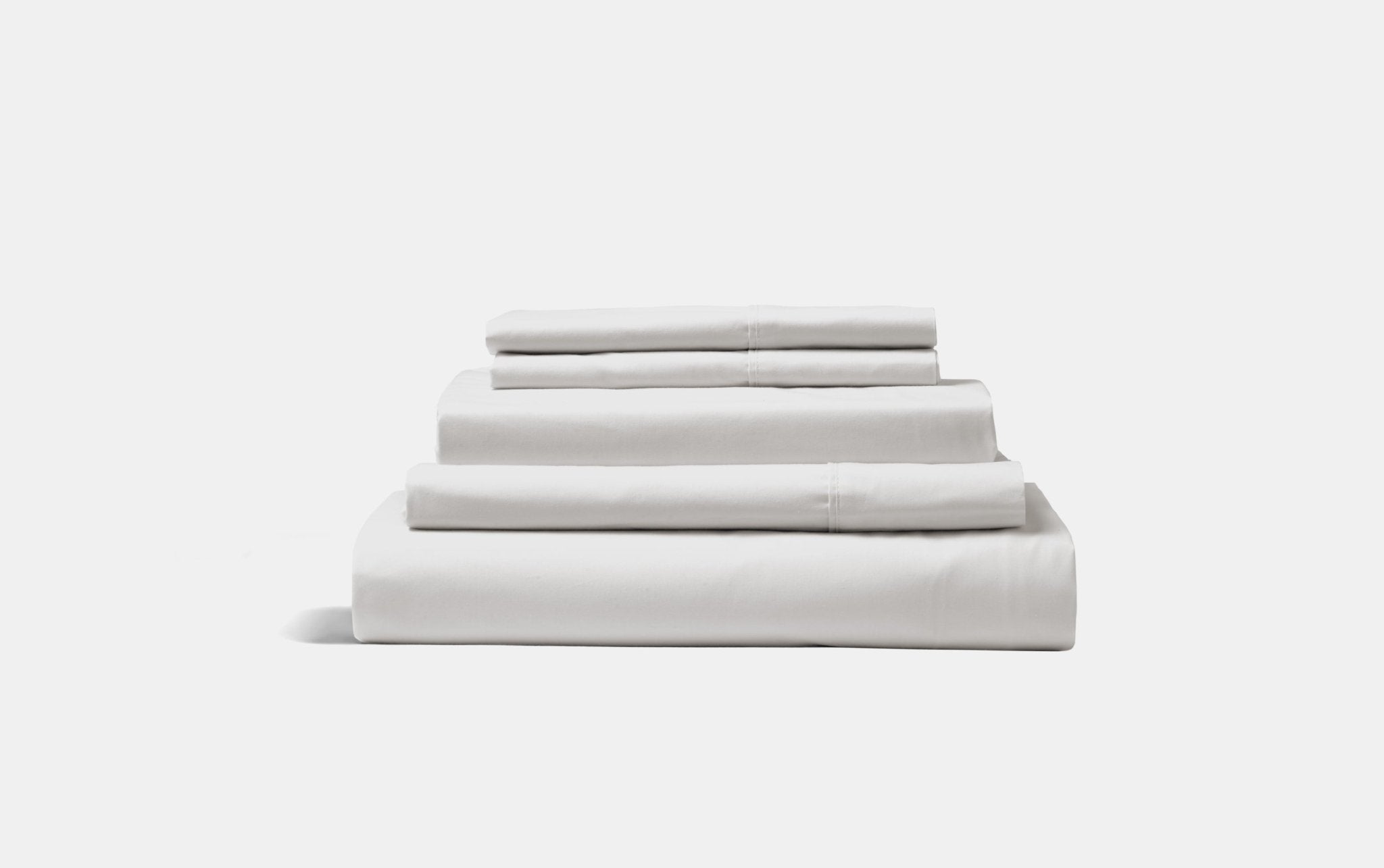 Organic Percale Cotton Sheet & Duvet Cover Set - SELENE -