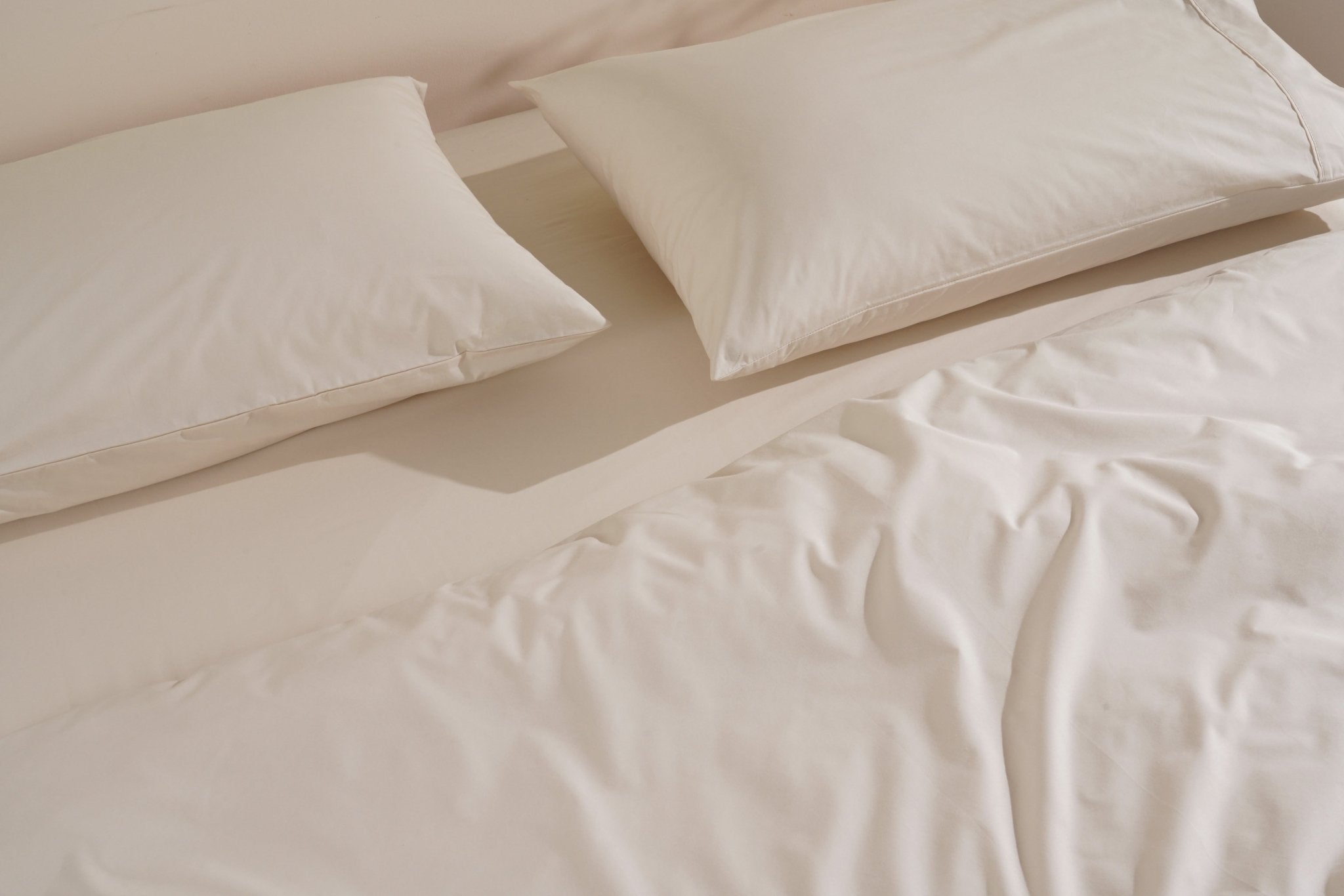 Organic Percale Cotton Sheet Set - SELENE -