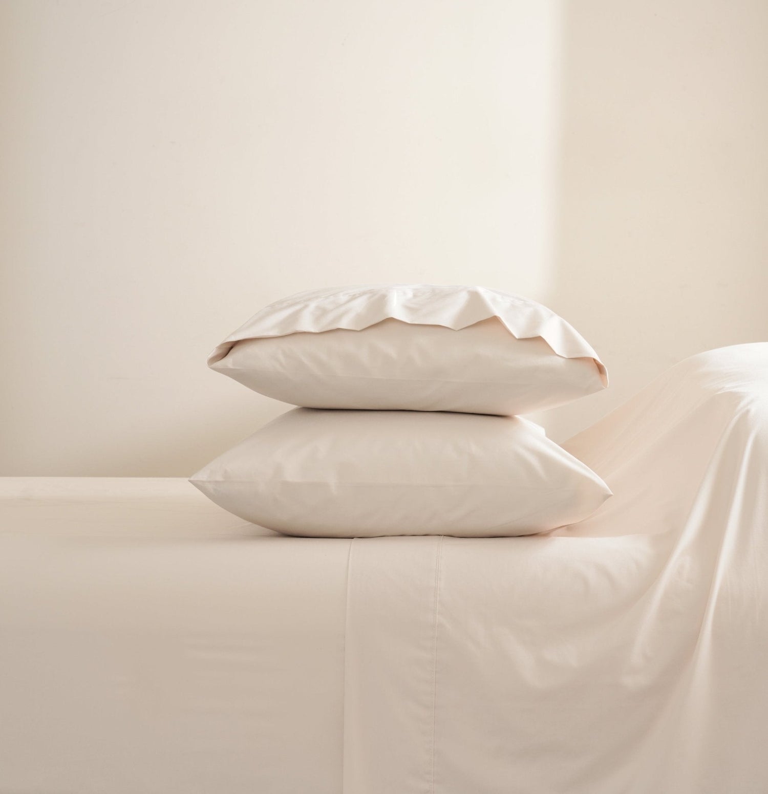Organic Percale Cotton Sheet Set - SELENE -