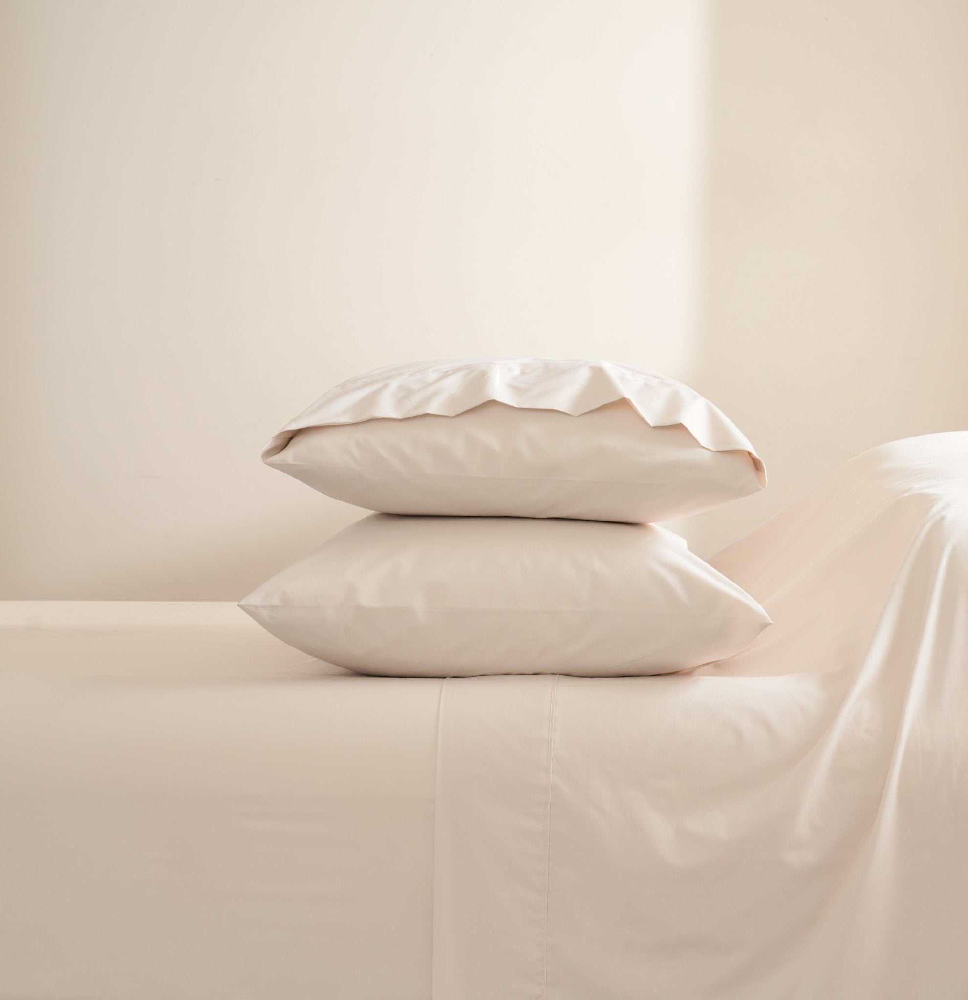 Organic Percale Cotton Sheet Set - SELENE -