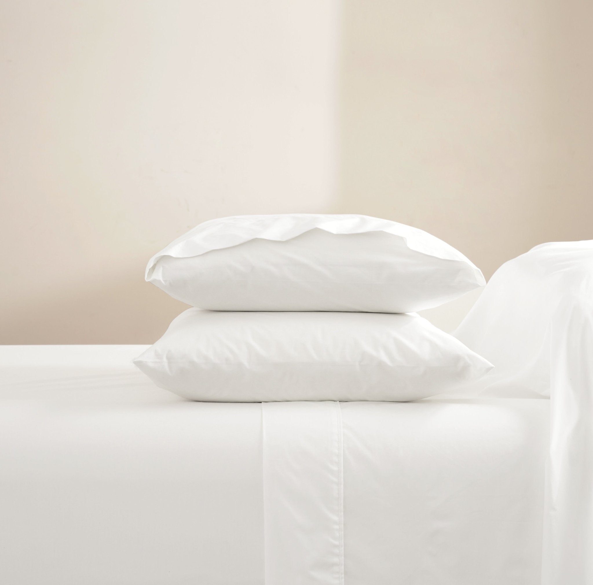 Organic Percale Cotton Sheet Set - SELENE -