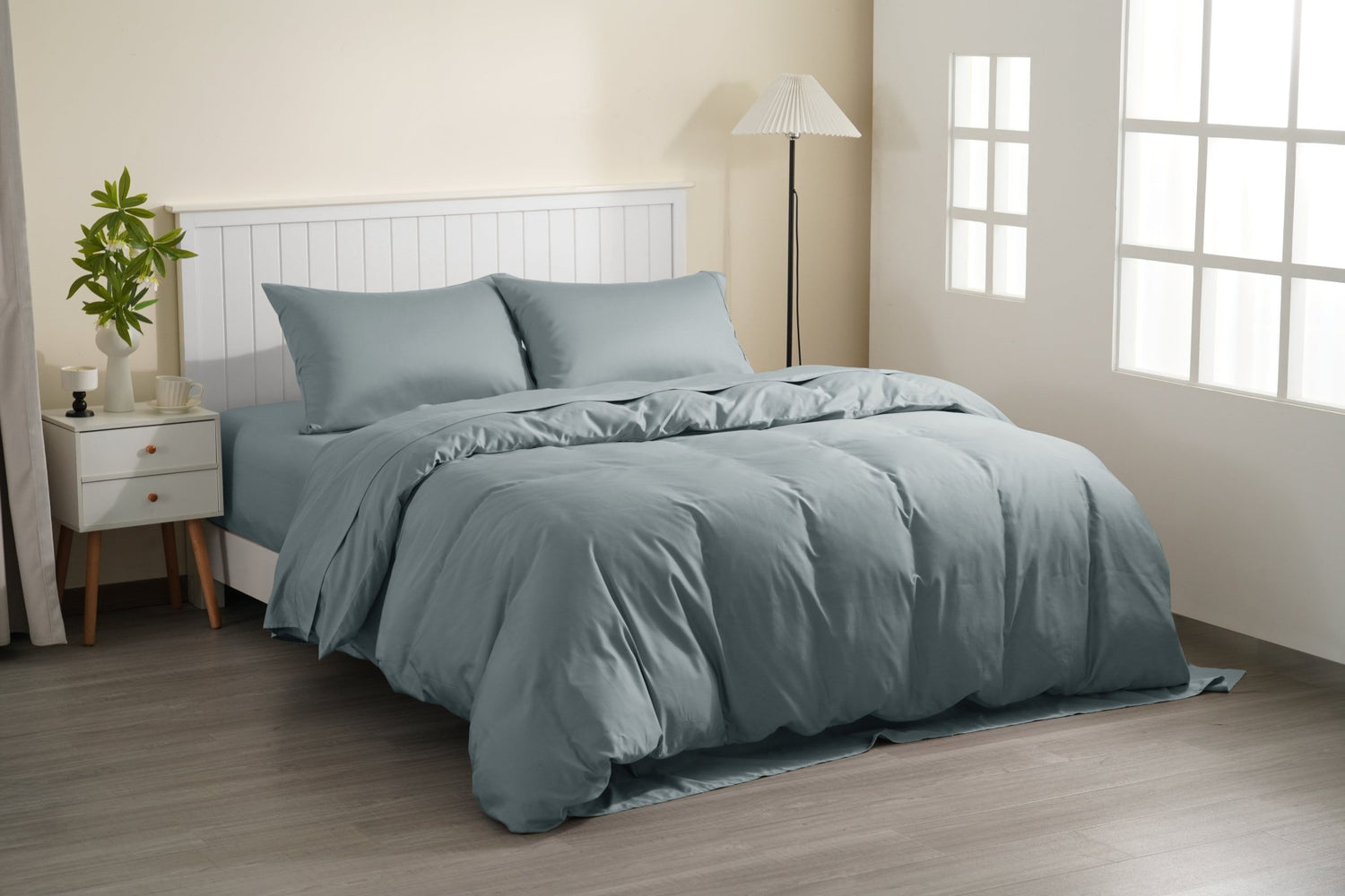 TENCEL Lyocell Cotton Sheet & Duvet Cover Set - SELENE
