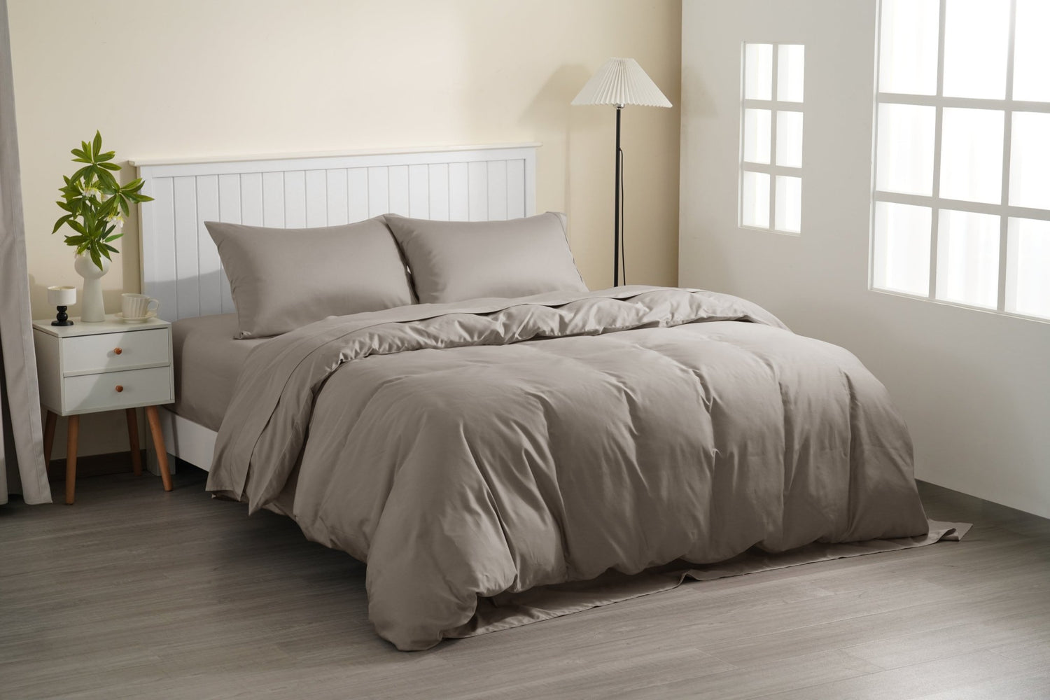 TENCEL Lyocell Cotton Sheet & Duvet Cover Set - SELENE