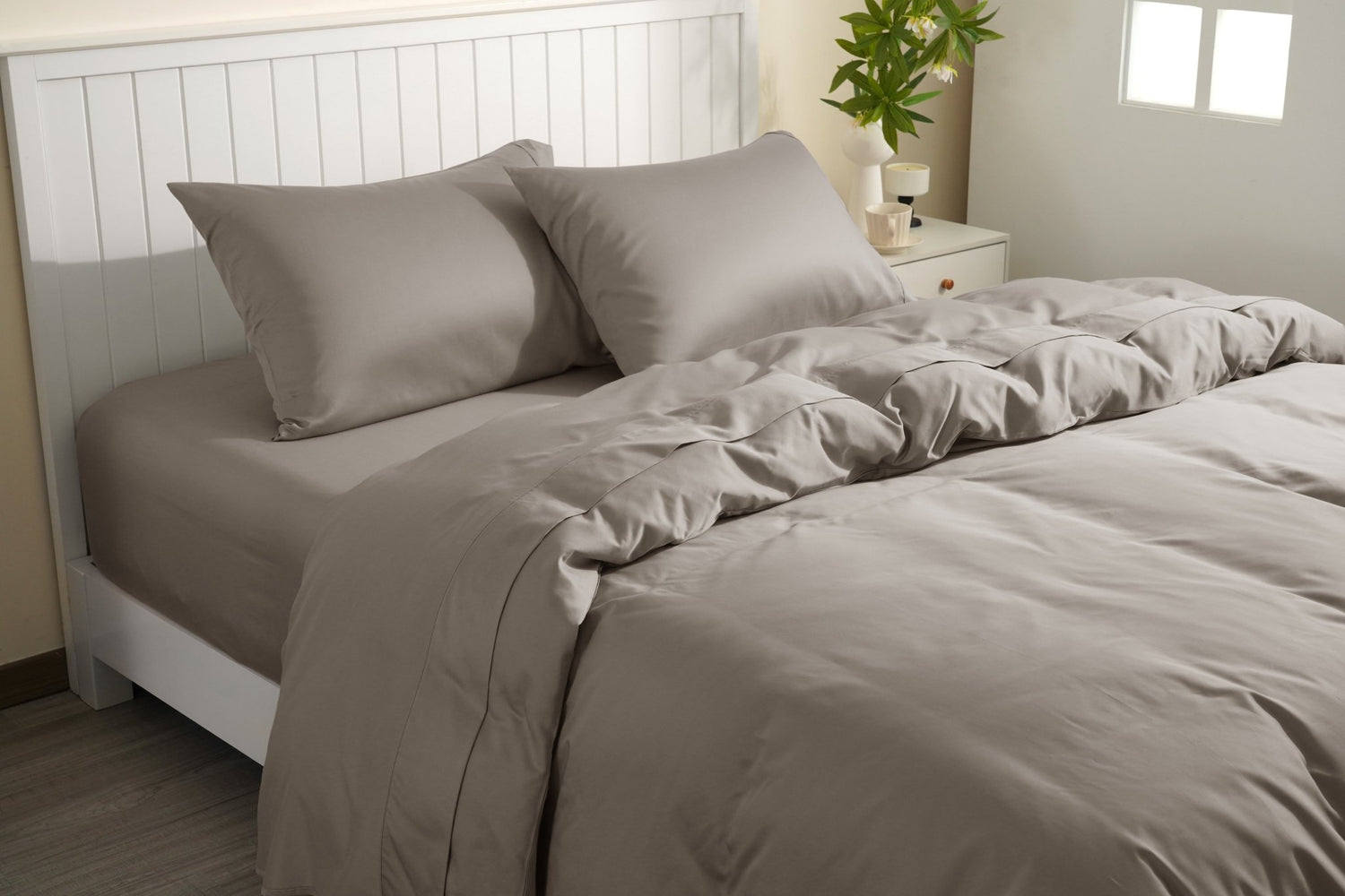 TENCEL Lyocell Cotton Sheet & Duvet Cover Set - SELENE