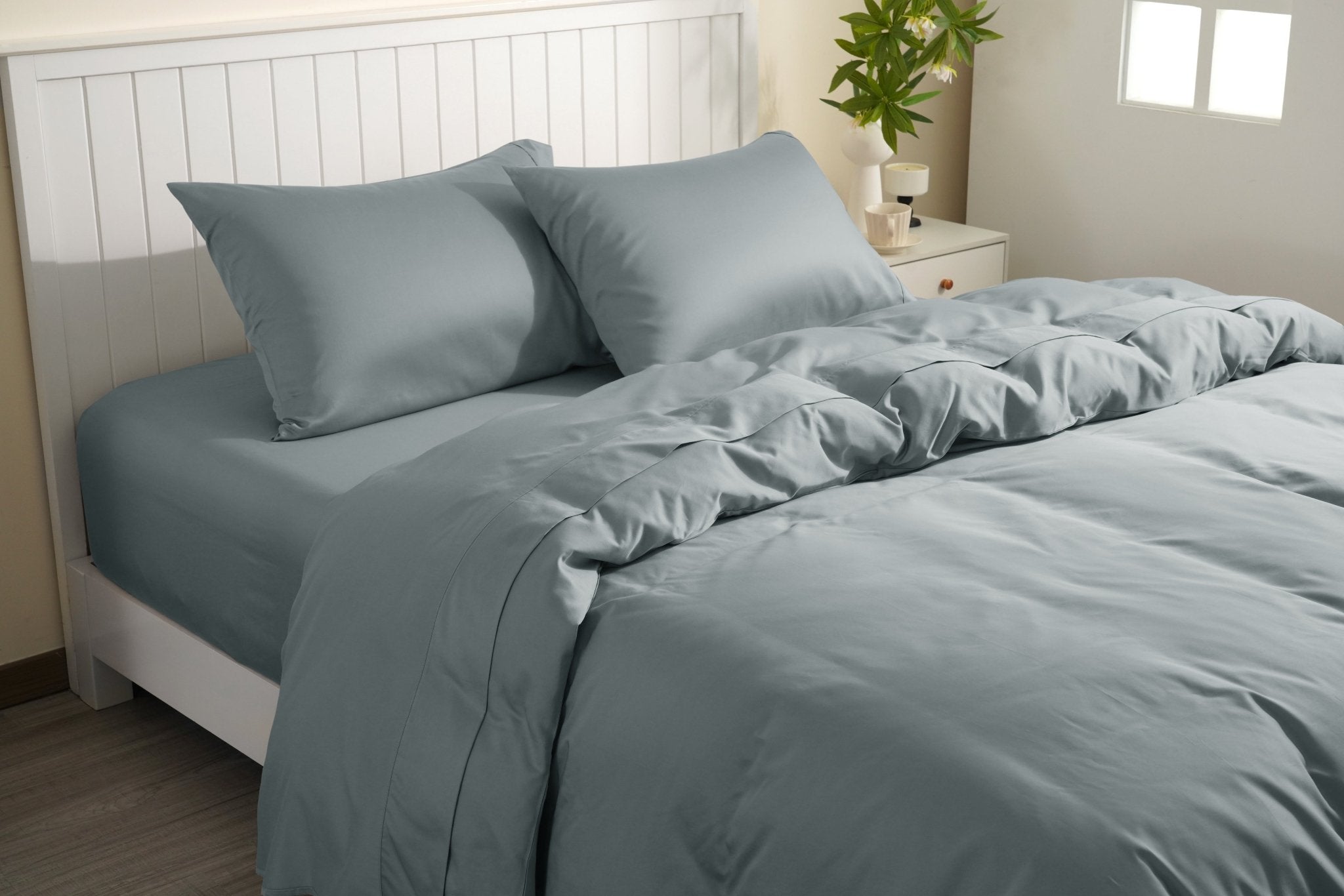 TENCEL Lyocell Cotton Sheet & Duvet Cover Set - SELENE