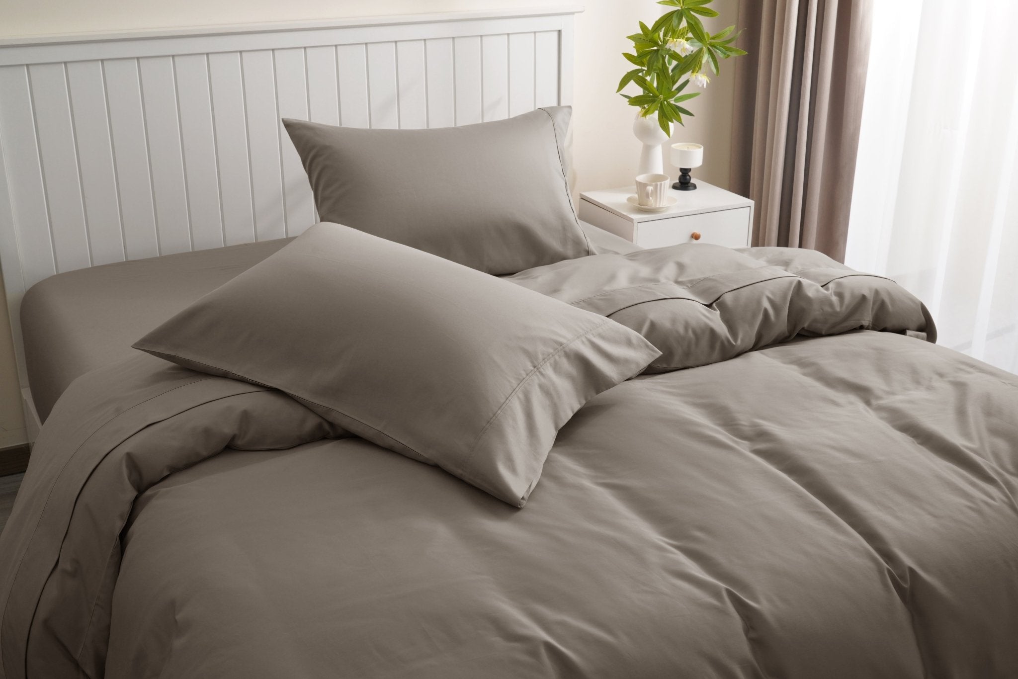 TENCEL Lyocell Cotton Sheet & Duvet Cover Set - SELENE