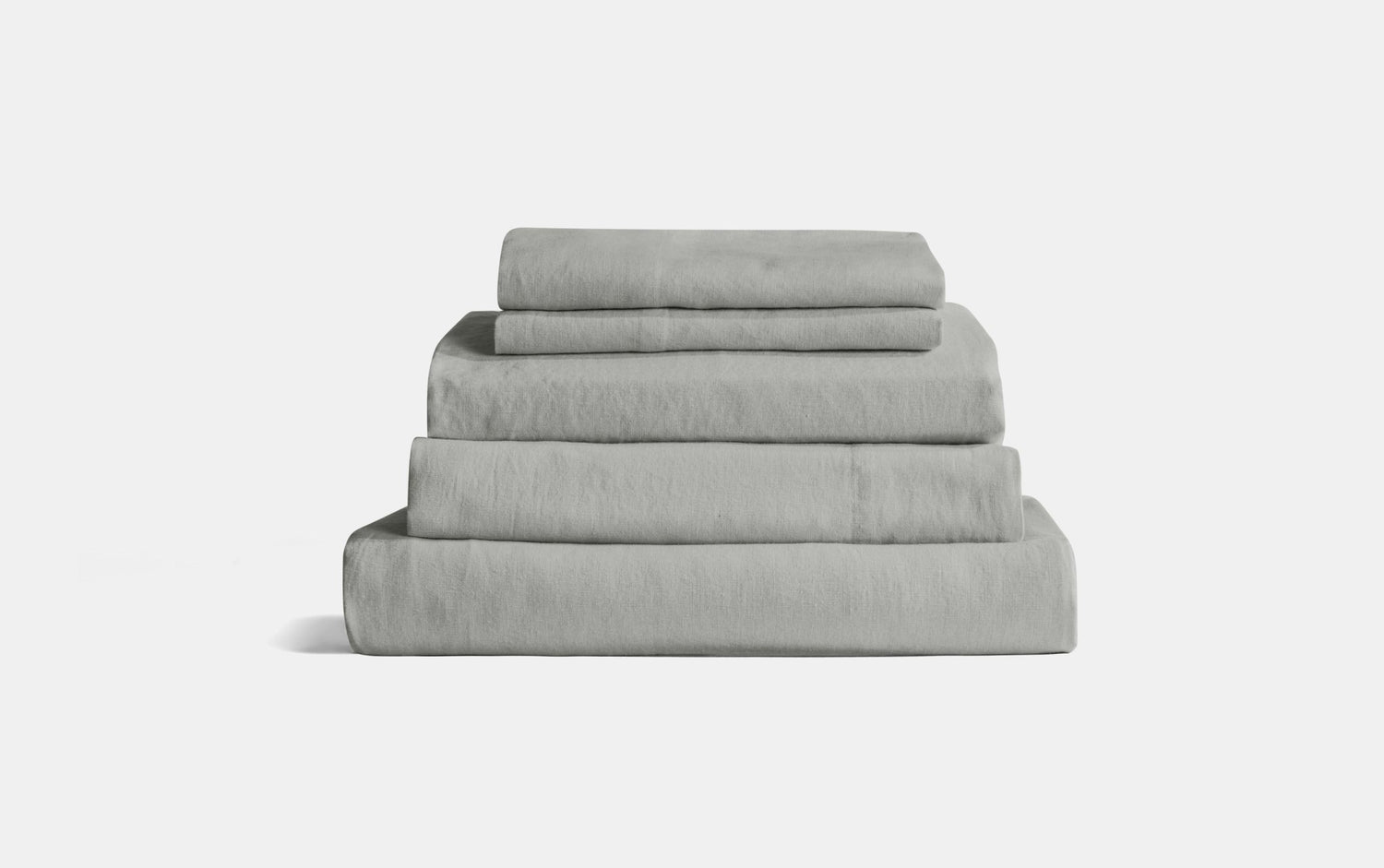 100% French Linen Sheet &amp; Duvet Cover Set - SELENE 