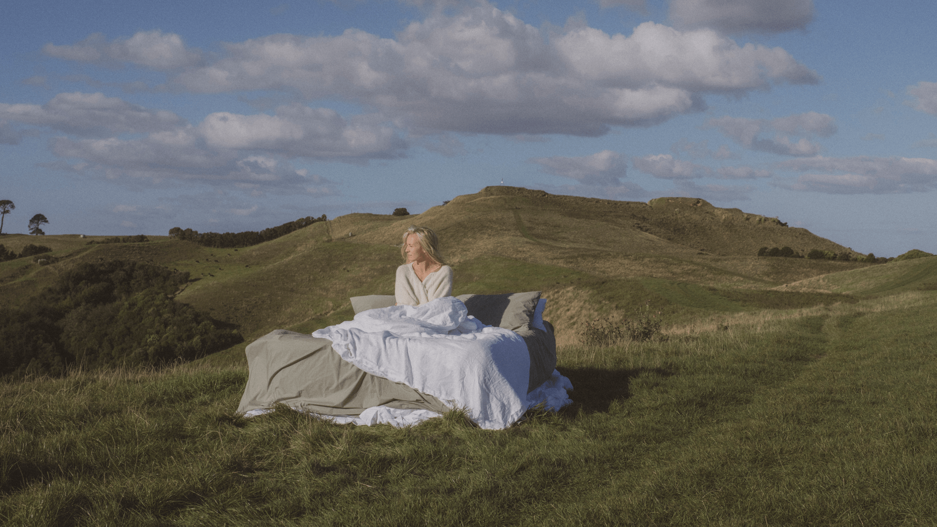 100% French Linen Sheet & Duvet Cover Set - SELENE