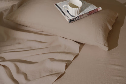 100% French Linen Sheets Set - SELENE