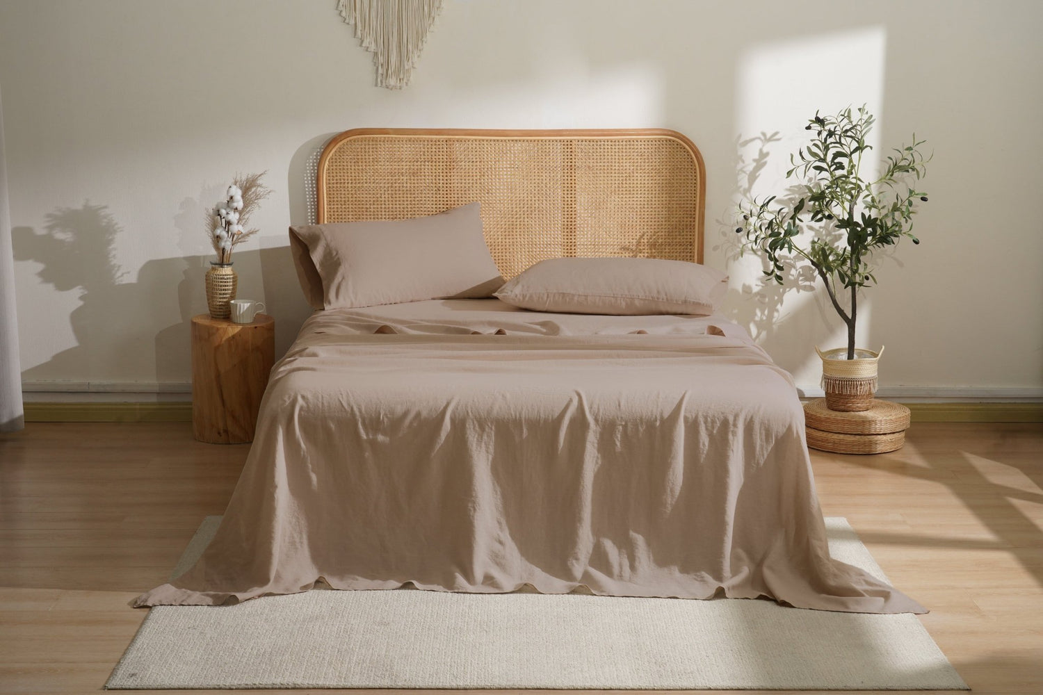 100% French Linen Sheets Set - SELENE