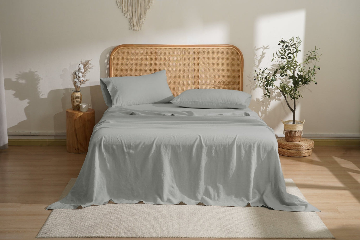 100% French Linen Sheets Set - SELENE