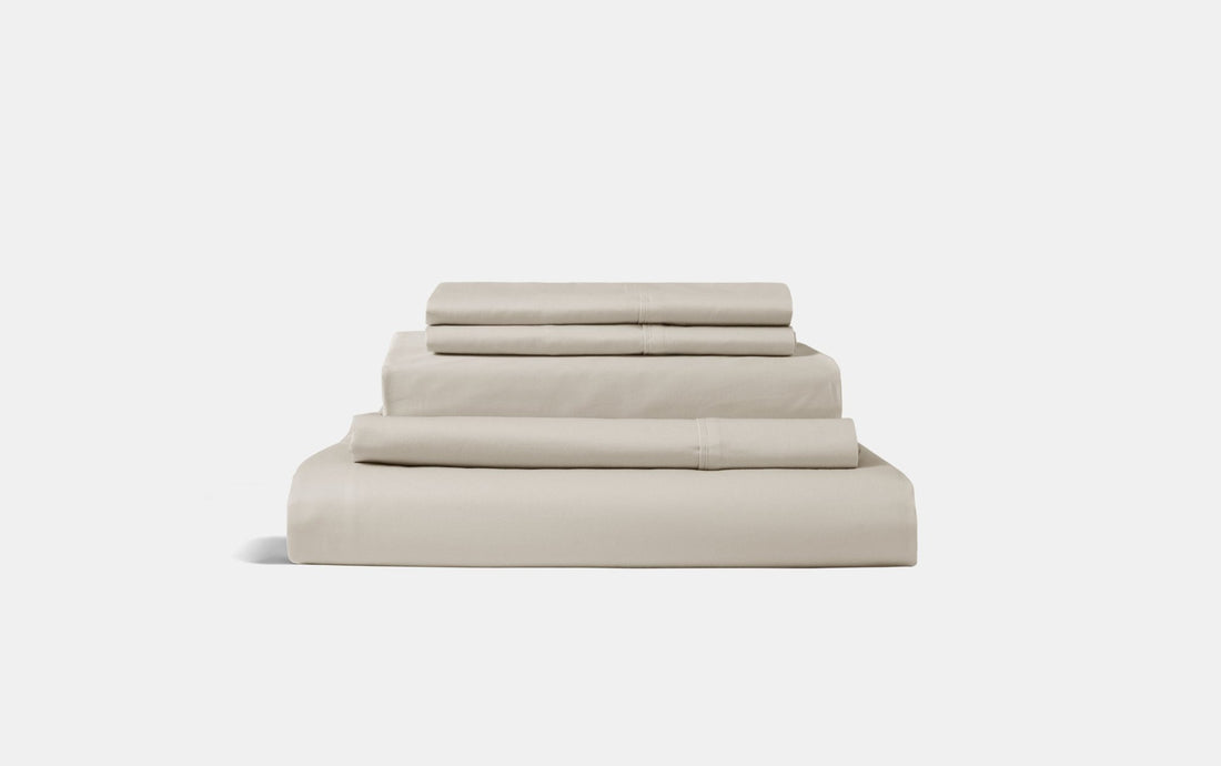 Organic Luxury Sateen Sheet &amp; Duvet Cover Set - SELENE 