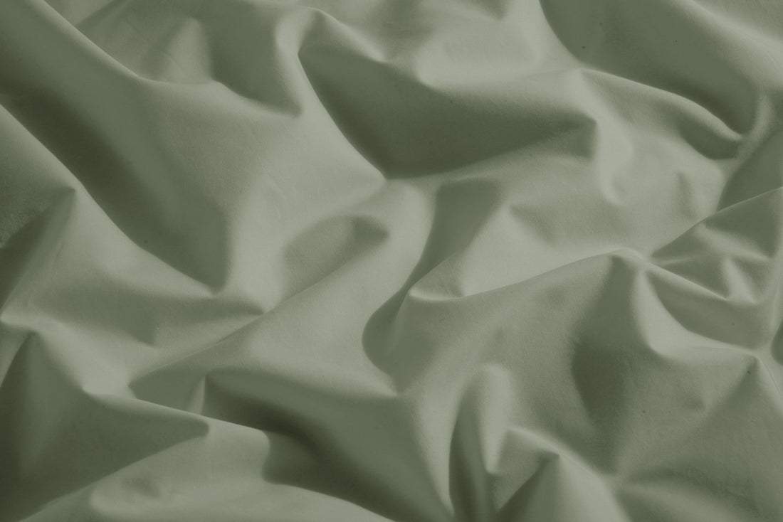 Organic Percale Cotton Sheet & Duvet Cover Set - SELENE -