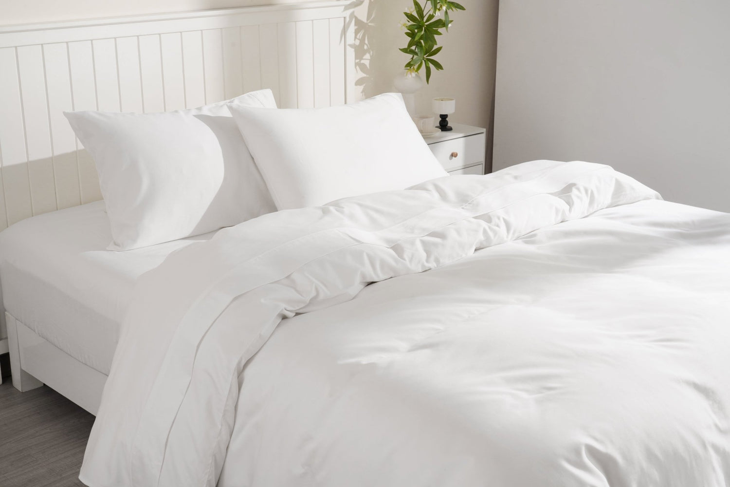 TENCEL Lyocell Cotton Sheet &amp; Duvet Cover Set - SELENE 