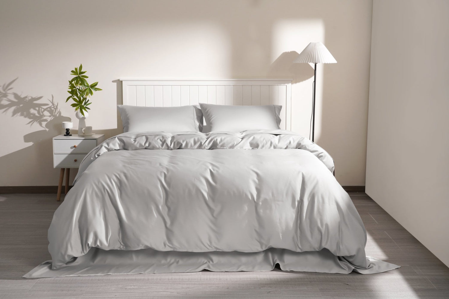 TENCEL Lyocell Cotton Sheet &amp; Duvet Cover Set - SELENE 