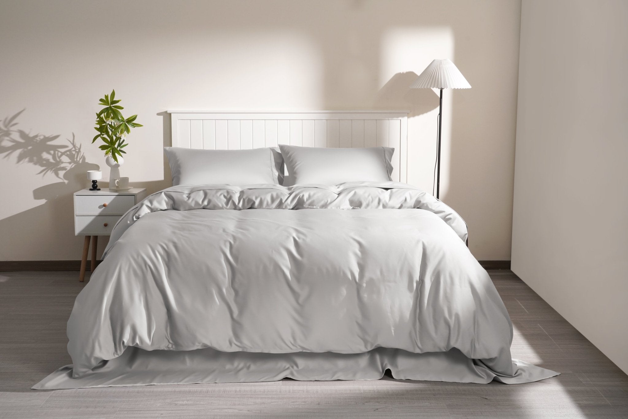TENCEL Lyocell Cotton Sheet &amp; Duvet Cover Set - SELENE 