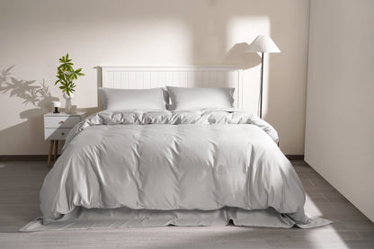 TENCEL Lyocell Cotton Sheet &amp; Duvet Cover Set - SELENE 