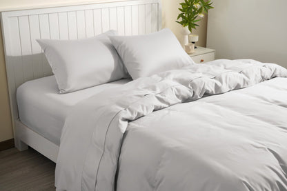TENCEL Lyocell Cotton Sheet &amp; Duvet Cover Set - SELENE 