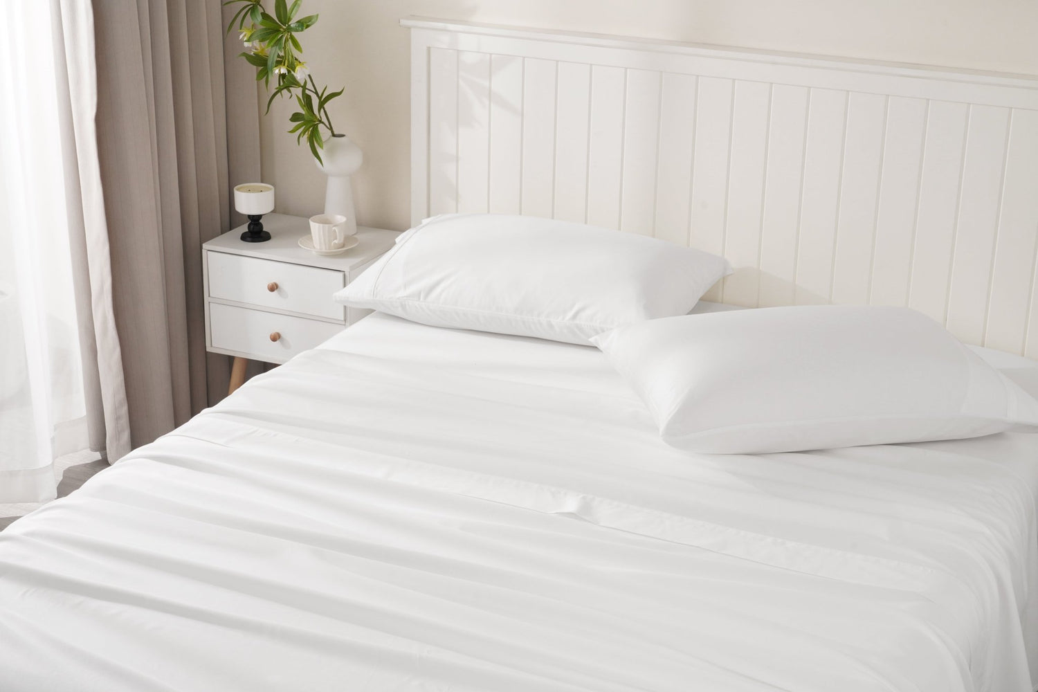 TENCEL Lyocell Cotton Sheet Set - SELENE 